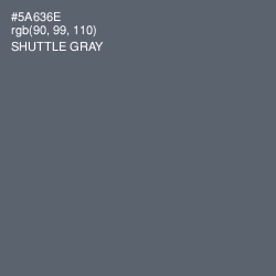 #5A636E - Shuttle Gray Color Image